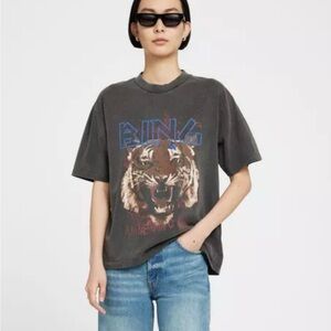 Anine Bing Graphic Tee - Black